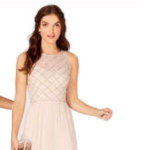 Adrianna Papell Beaded A-Line Gown